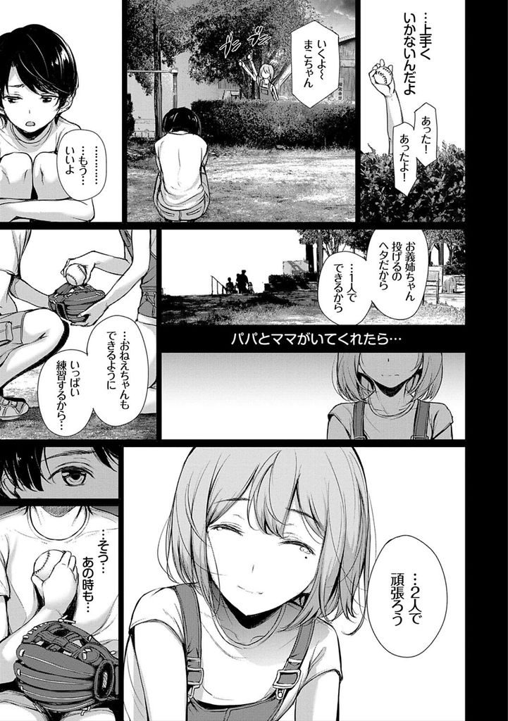 【エロ漫画】ポンコツなりに義弟のために頑張る巨乳の義姉...Hしたがる義姉に身体を委ねて満足するまで中出しセックス【ゲンツキ:片道キャッチボール】