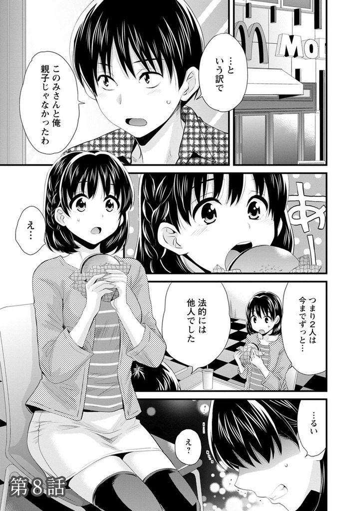 【エロ漫画】(8/10話)元義母の気持ちを確かめるため一芝居打つ巨乳の女子大生...想いを吐き出させ好きだと言ってくれた彼女と中出しセックス【ポン貴花田:おこのみのまま！ 第8話】