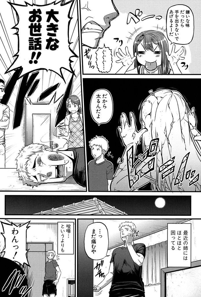 【エロ漫画】(1/2話)弟と喧嘩ばかりしてるのに二人きりになるとペットになりたがる巨乳の姉…土下座でお願いされて一度だけ飼い主になり好き勝手する彼女に中出しセックスで仕返し【とんのすけ:飼う飼うシスター】