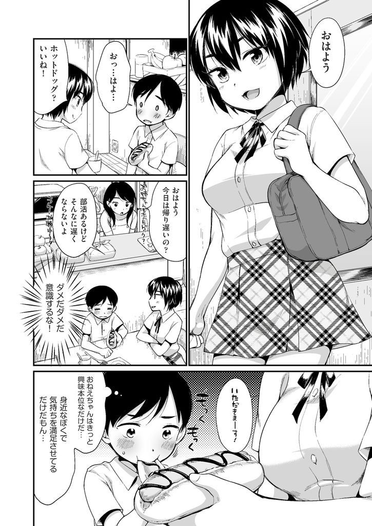 【エロ漫画】いつからか弟が寝てる間に好き放題身体を触ってチンコをしゃぶる巨乳JKの姉…手コキやパイズリで精通させられ寝たフリをしたままお互い初めての中出しセックス【イコール:夜、時々お姉ちゃんは、ぼくの身体をさわる。】