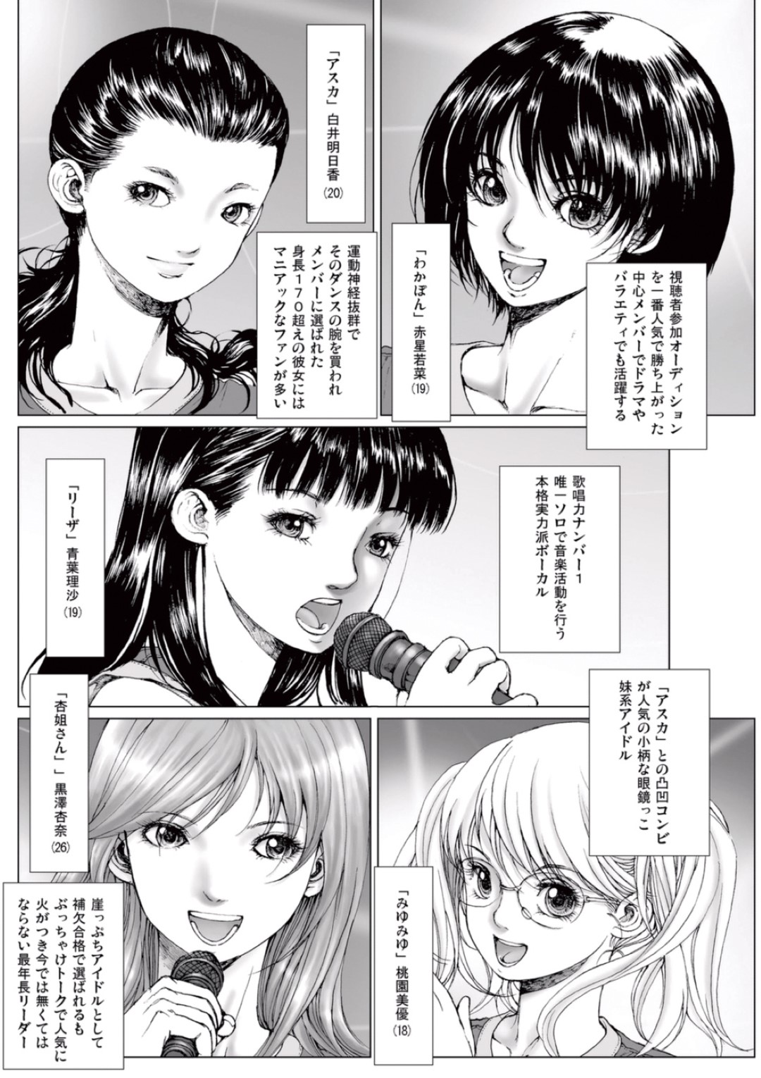 【エロ漫画】覗きを働いていたマネージャーに強引にエッチな事を迫るお姉さん系アイドル…彼女は戸惑う彼にお構いなしで手コキを仕掛ける！【一智和智:美少女アイドルを剥け】